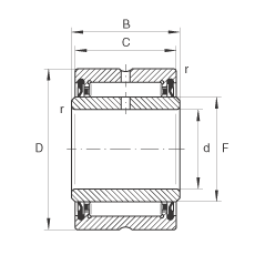 LS NA4906-2RSR, ߴϵ 49ɂ(c)ܷ